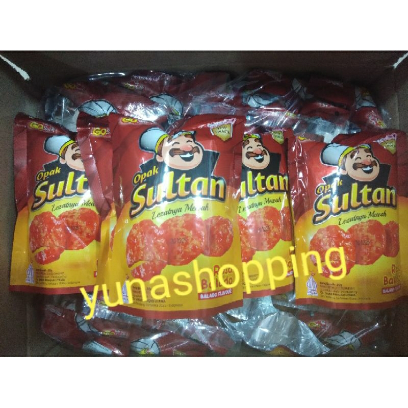 

Opak Sultan snack rasa balado 5 bks @30g