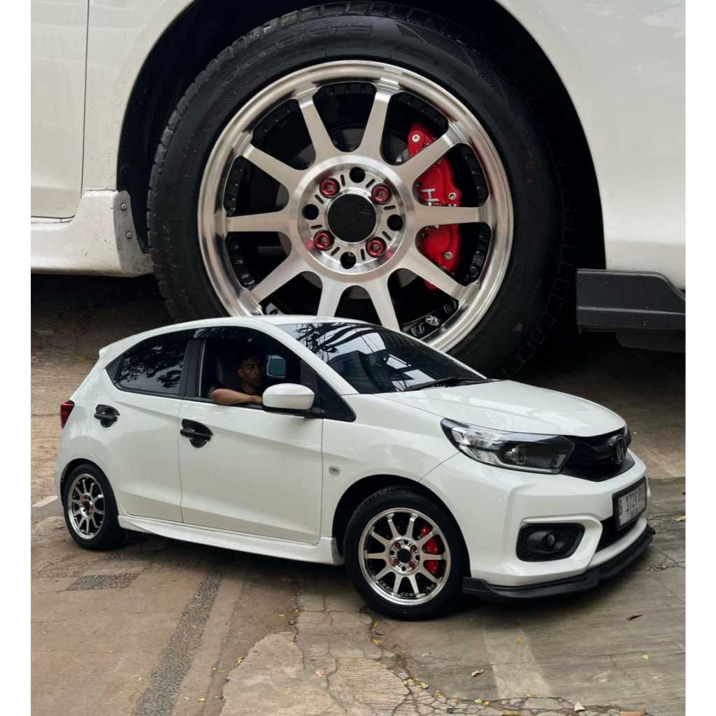 PAKET VELG PLUS BAN ACCELERA 185 55 R15 UNTUK MOBIL BRIO USE VELG HSR GYMKANA RING 15