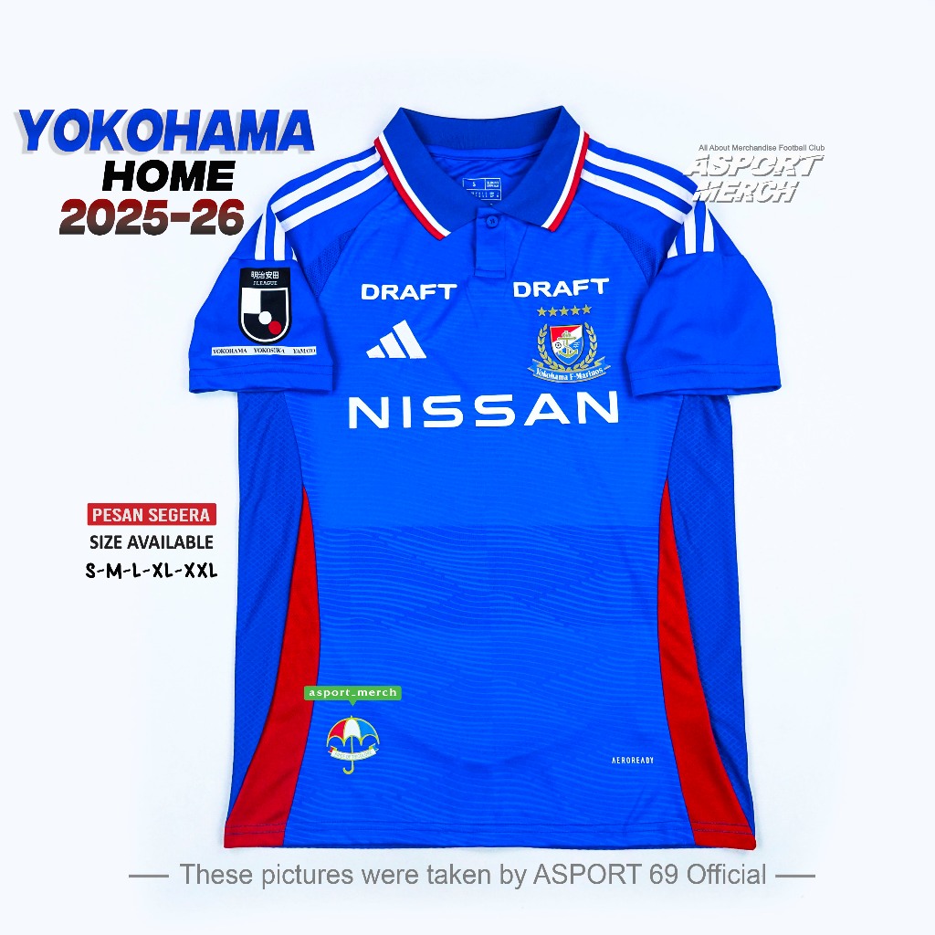 JERSEY BOLA YOKOHAMA F MARINOS HOME 2025 JERSEY BOLA YOKOHAMA HOME 25 TERBARU