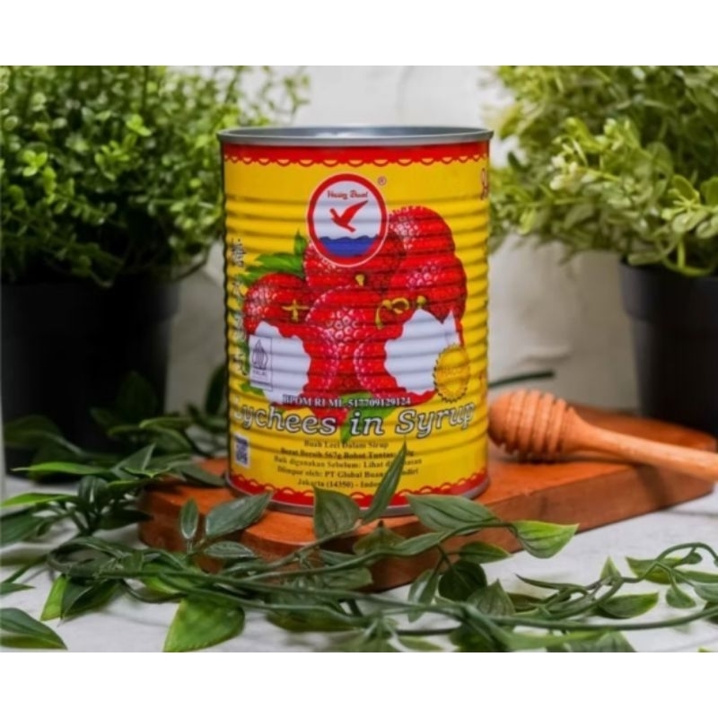 

Herring Brand Canned Lychee In Syrup / Sirup Buah Leci 567 gr
