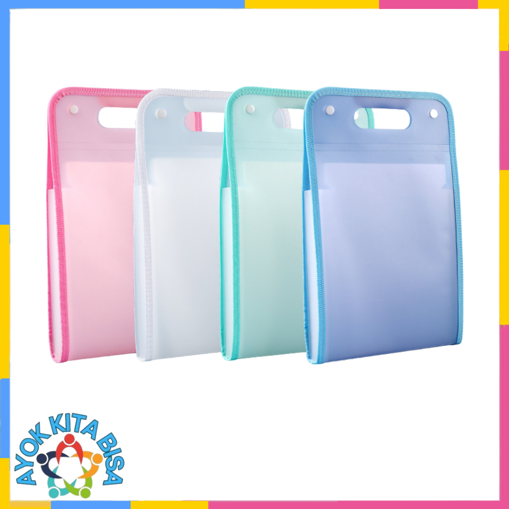 

AKB Tas file Handle Warna Transparan Anti Air Multi Layer Folder Tas File 13 Sekat Map Tas Dokumen A4 Folder Map Kerja Document