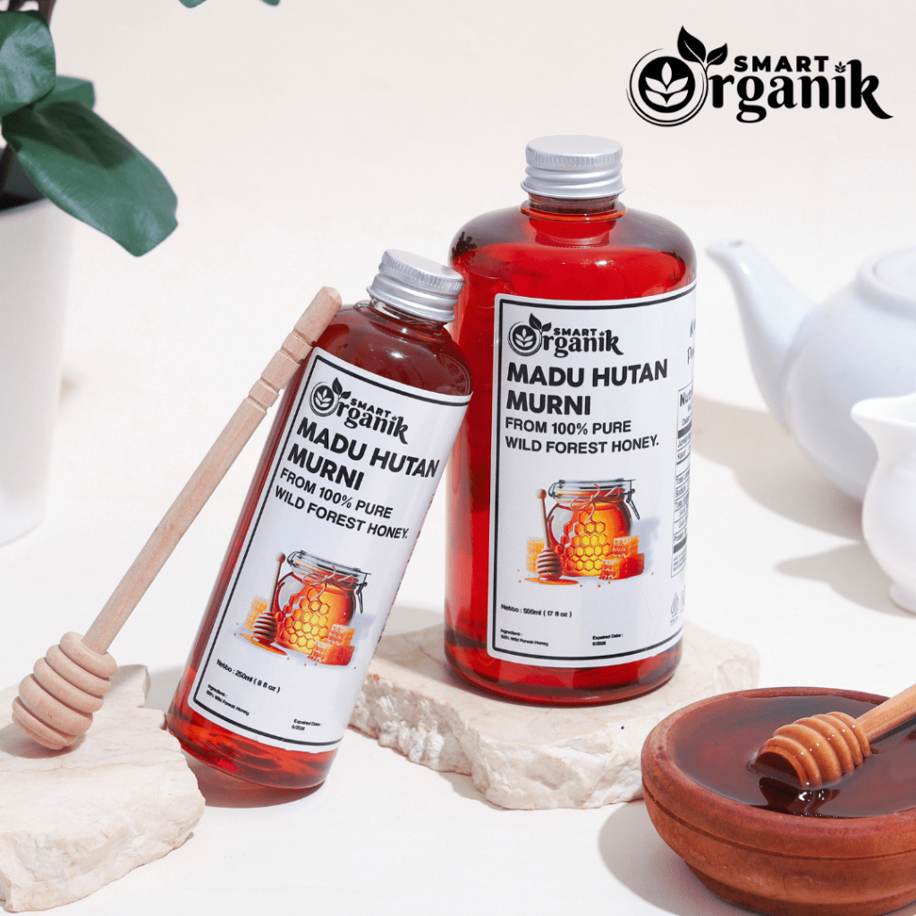 

Madu Hutan Asli Alami Tanpa Campuran / Natural Raw Forest Honey 100% Smart Organik