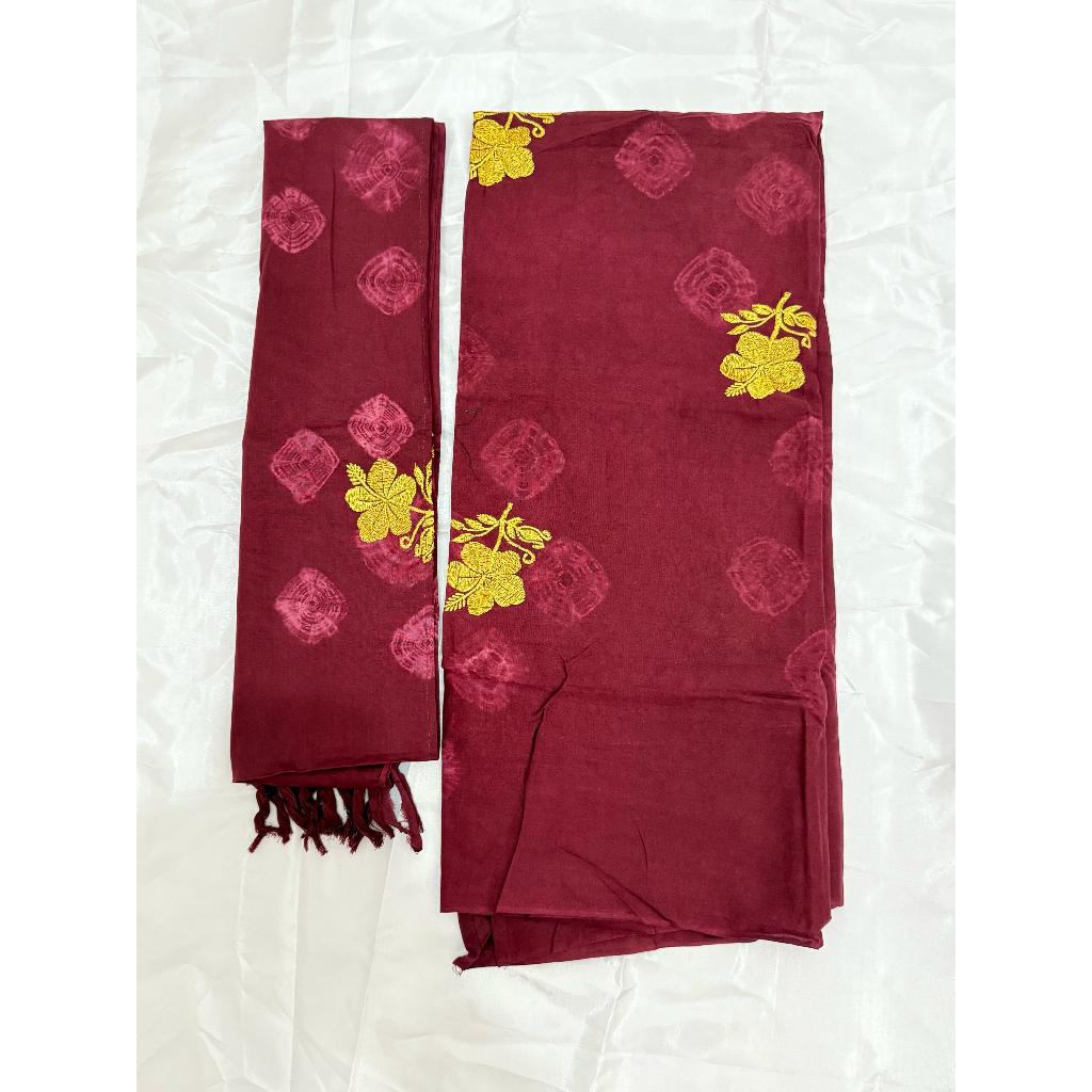 Kamen Endek Jumput set Selendang (006)