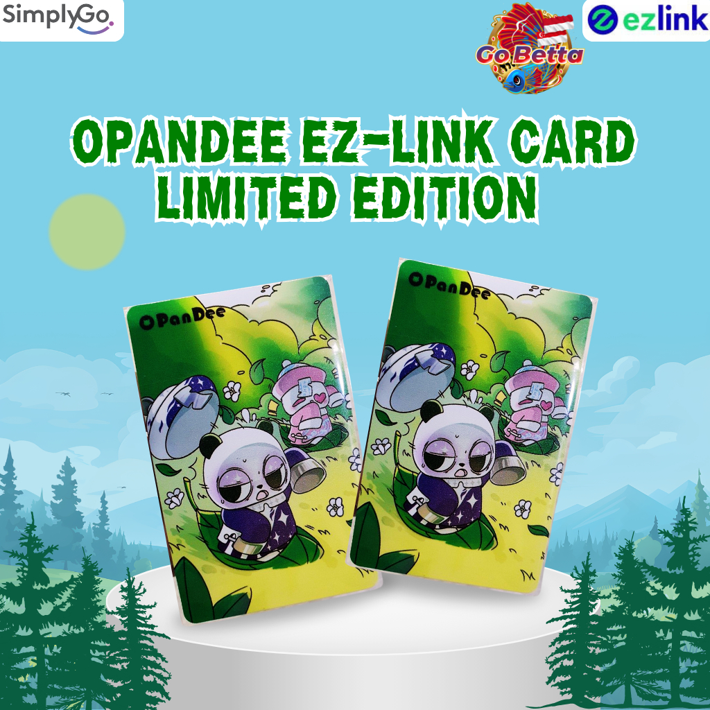 🇮🇩 Ezlink OPanDee Limited Edition – Kartu Ez-Link Eksklusif untuk MRT & Bus Singapura Rare Collectib