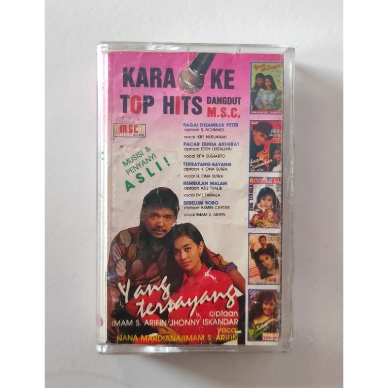 kaset pita karoeke top hits dangdut msc