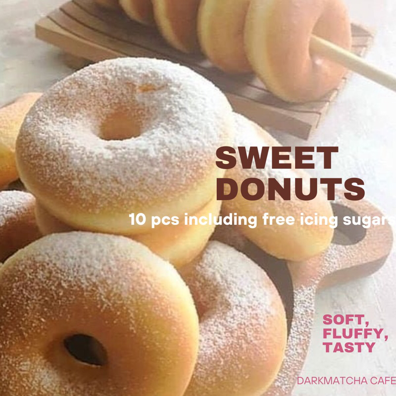 

Donat kentang 10 pcs lembut halal donut siap saji snack makanan manis 10 pc murah bandung enak