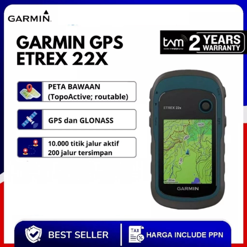 GARMIN Etrex 22x Etrex 22 GPS Handheld Rugged Garmin etrex 22x etrex22x etrex 22 Gps Garansi Resmi T