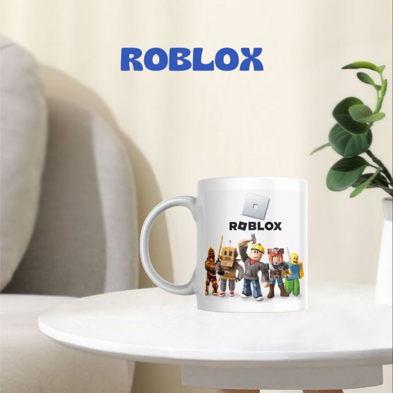PROMO Mug Cartoon / Mug Roblox / Gelas Roblox / Mug Birthday / Gelas Ulang Tahun / Ultah / Bisa Requ
