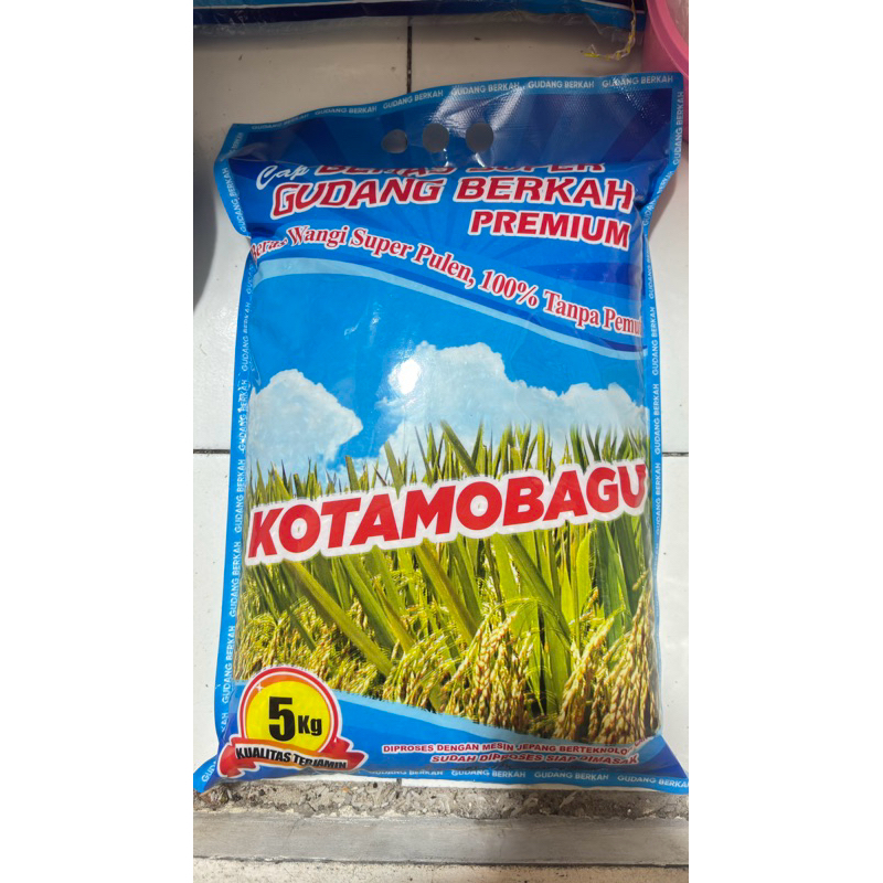 

Beras Premium Khas Sulawesi Utara KOTAMOBAGU 5Kg