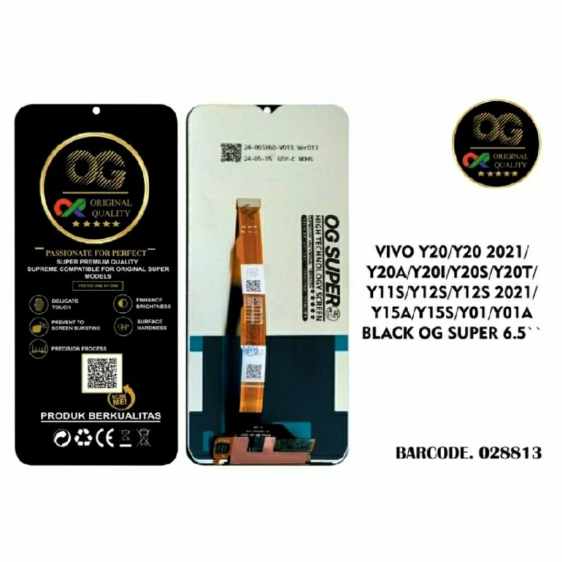 LCD HP LCD LAYAR TOUCH SCREEN Hp VIVO Y12S VIVO Y20 VIVO Y20I VIVO Y20S Handphone Tipe Vivo Y12S Viv