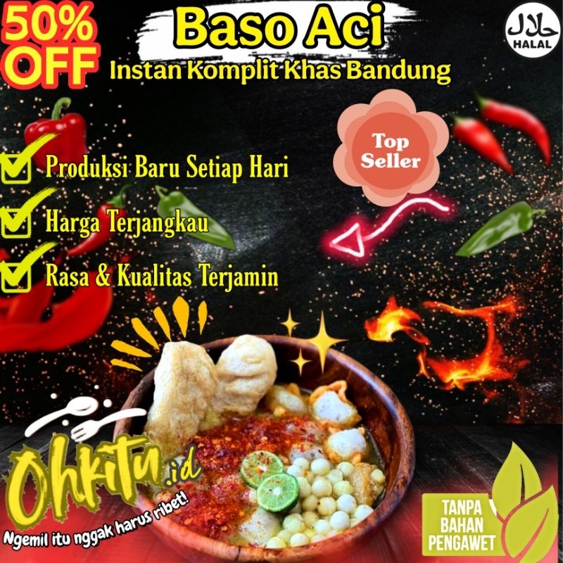

Komplit Khas Bandung Full Bumbu Pedas / Baci Kuah /Bakso olahan Kampung / Boci Homemade - Makanan Cemilan Viral