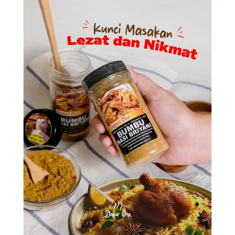 

BUMBU NASI BUKHORI cap DAPUR ONA ( U/ MEMASAK 3 KILO BERAS)