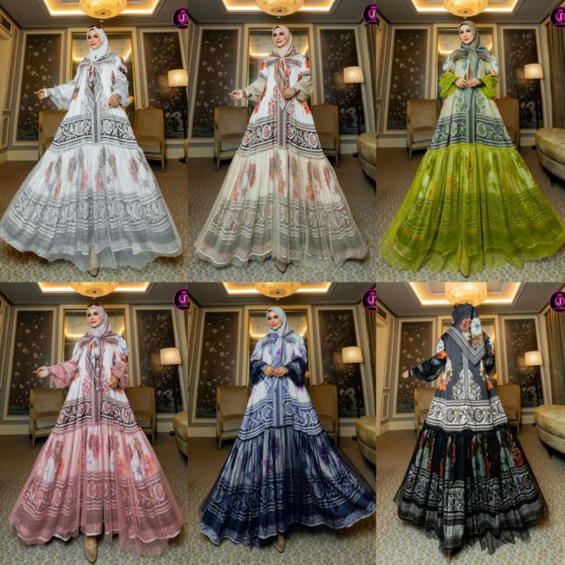 KARIS DRESS GAMIS SET SYAR'I BY QISYAJAYA