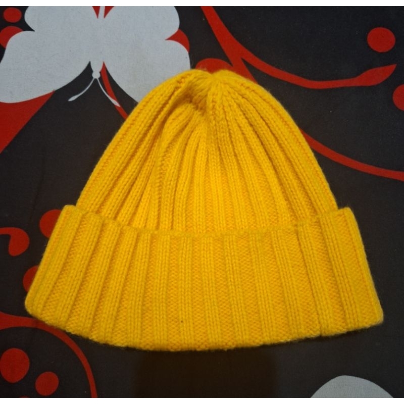 Topi Kupluk Rajut H&M polos Original