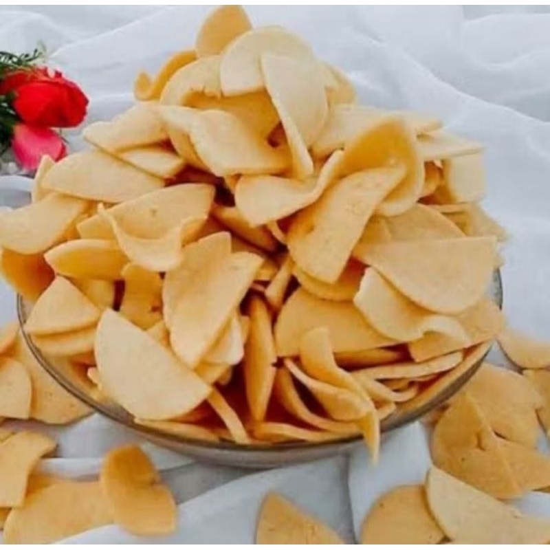 

keripik getas rasa bawang gurih & renyah kemasan 500 gr/ 250 gr