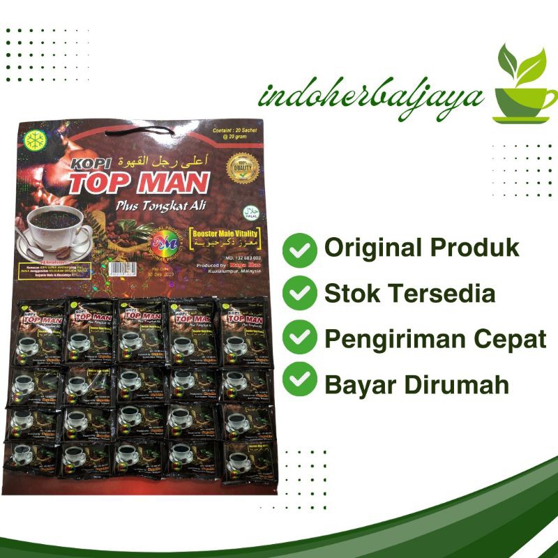 

Kopi Topman 1 Hanger isi 20 Sachet