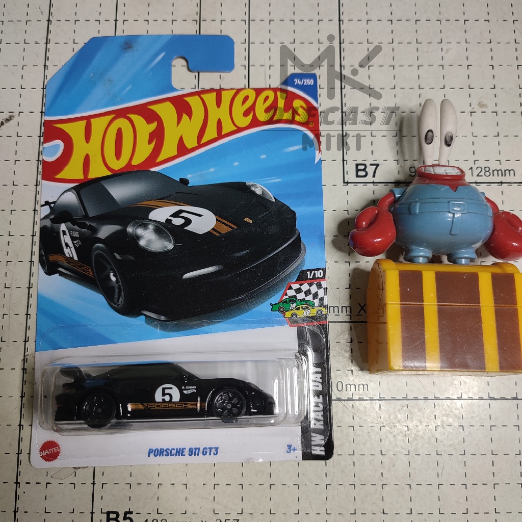 HOT WHEELS PORSCHE 933 GT3 HITAM