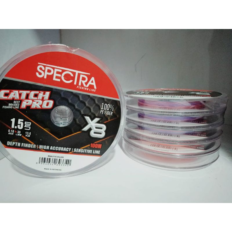 Senar Pe Spectra catch pro X8 100M