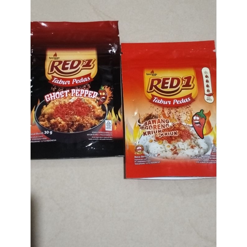 

Red 1 Tabur Pedas Ghost Pepper 30gr/Sambal Tabur