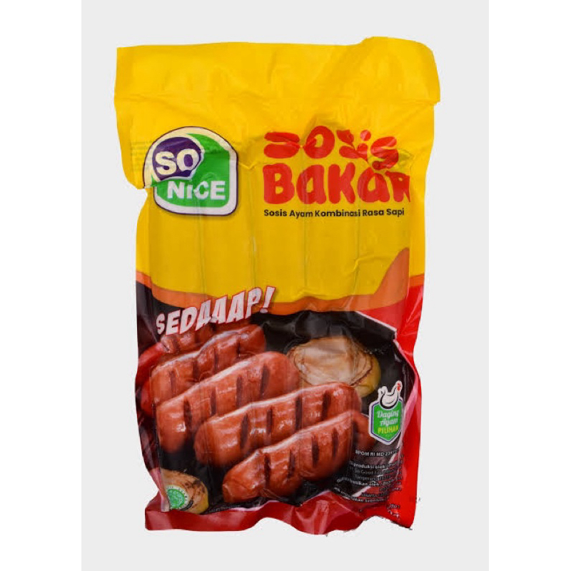 

So Nice Sosis Bakar 500gr Isi 10