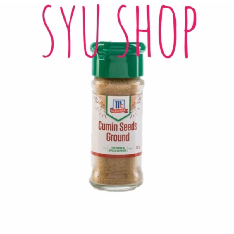 

mccormick cumin seeds ground powder 30 gr bubuk jinten mc cormick