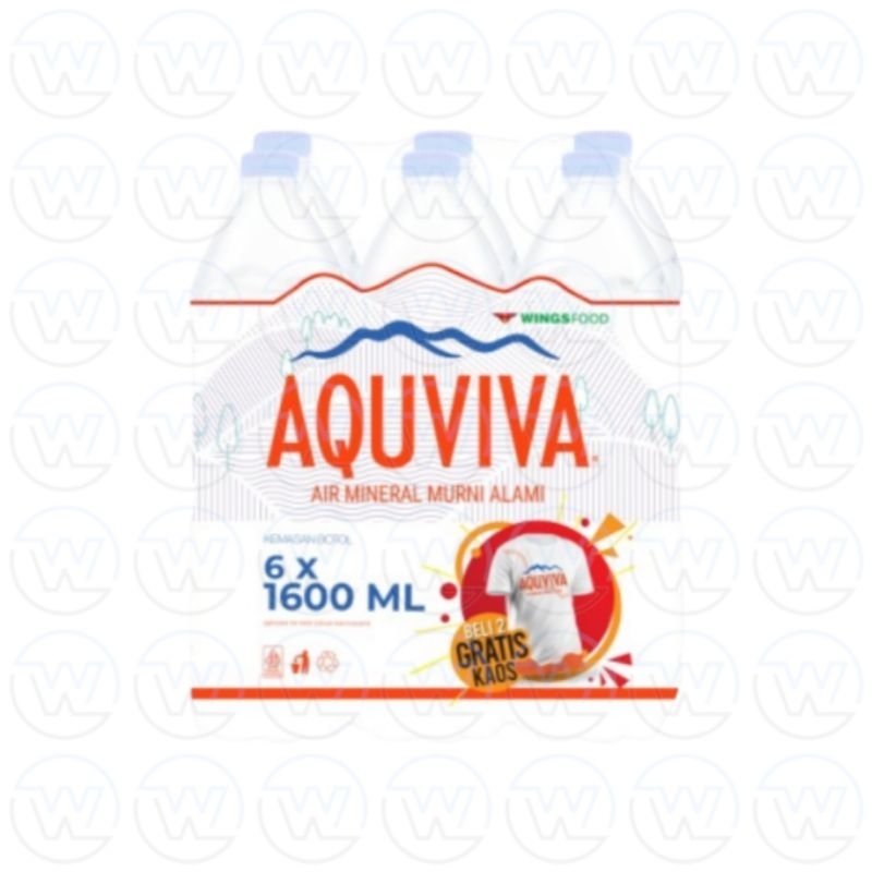 

Aquviva Botol 1600ml × 6pcs