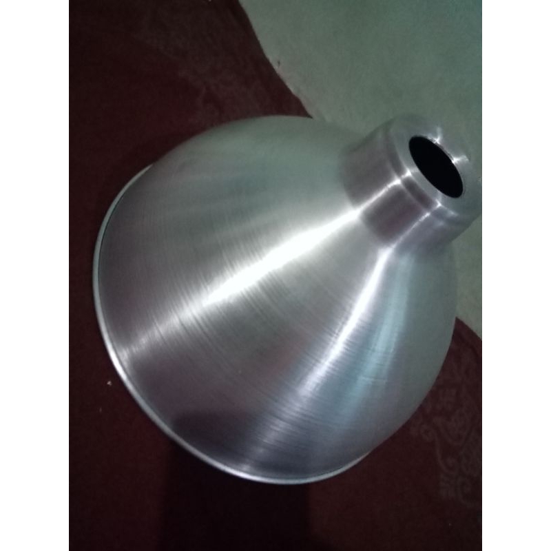 kap lampu gantung aluminium
