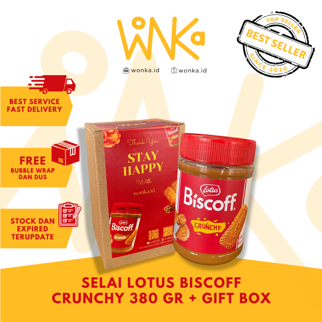 

Lotus Crunchy Spread - Selai Speculoos 380 gr - EXTRA BOX