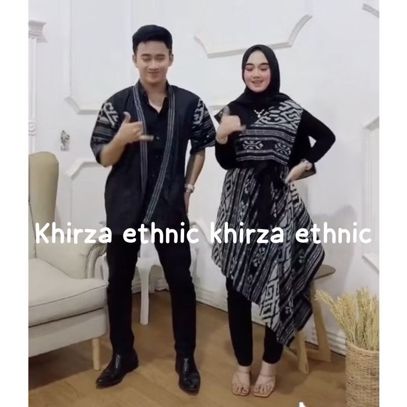 COUPLE TENUN SIERA TORAJA DRESS TENUN BAJU TENUN COUPLE
