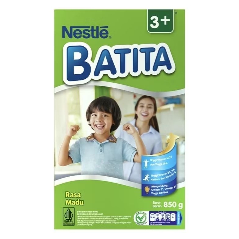 

Nestle Batita 3+ Susu Bubuk Pertumbuhan Anak Madu 850 g