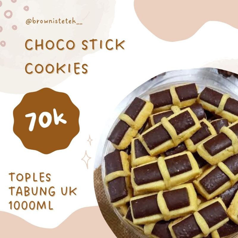 

CHOCO STICK COOKIES TOPLES TABUNG 1000ML