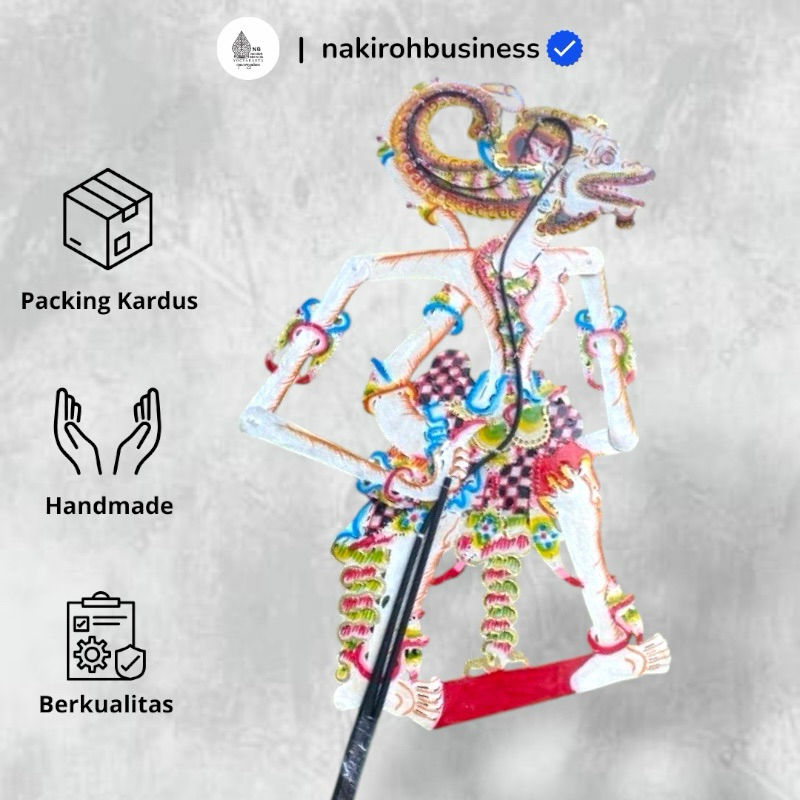 ANOMAN / HANOMAN OBONG Wayang Kulit Sapi Asli Anoman Obong Bahan Kulit Sapi