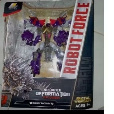Robot Transformers mainan dinobot weijiang slug bib bekas