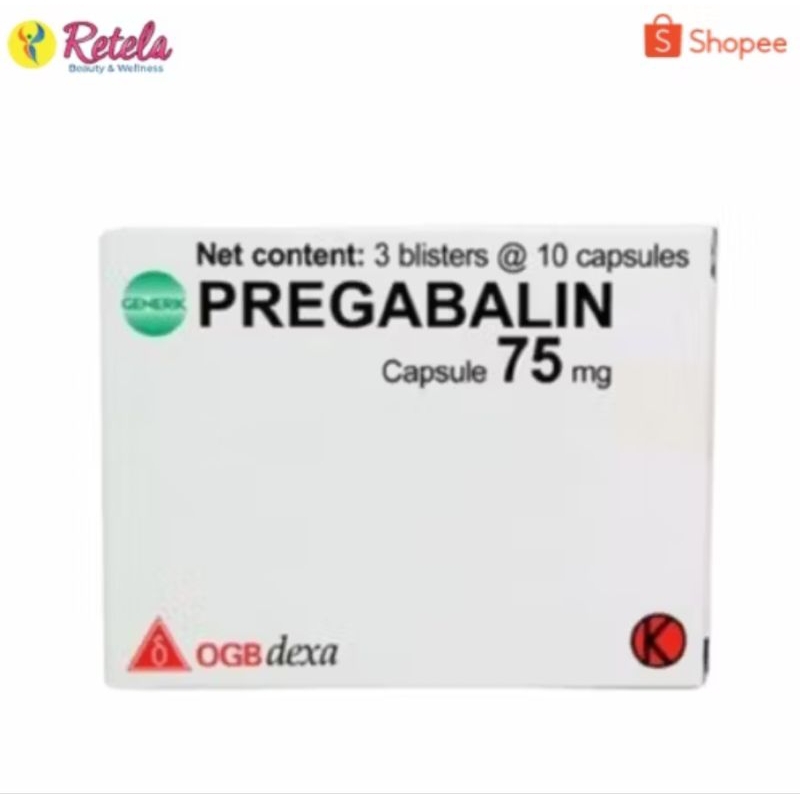 PREGABALIN 75 MG DEXA BOX 30 TABLET