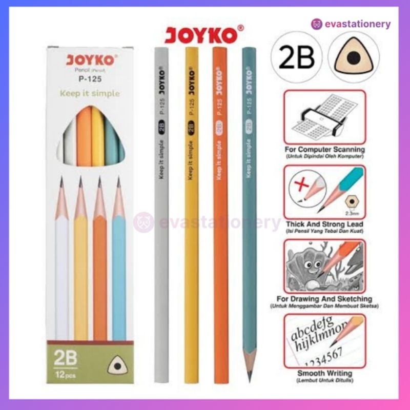 

Pensil Joyko 2B P-125