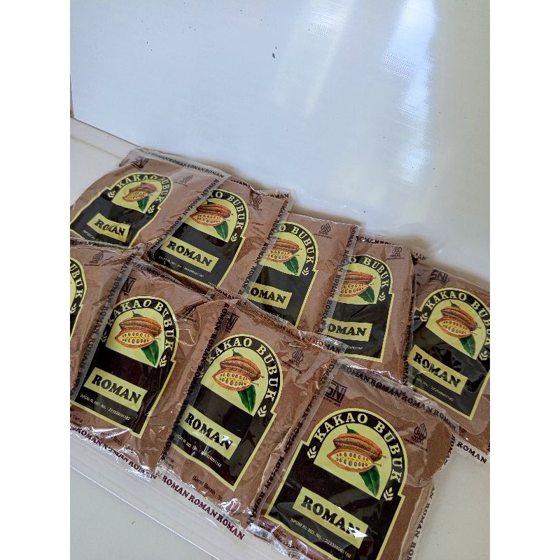 

KAKAO COKLAT BUBUK ROMAN KEMASAN 35 GR/ COKLAT BUBUK ROMAN /COKLAT BUBUK MURAH /COKLAT BUBUK KAKAO ROMAN 35 GR