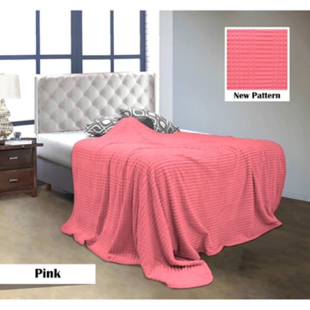 Selimut Vallery Quincy / Selimut Polos / Selimut Halus Macam Warna Fitama Carpet