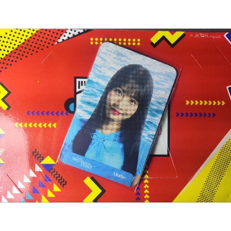 Photocard Muthe JKT48 Sayonara Crawl / PC Muthe JKT48