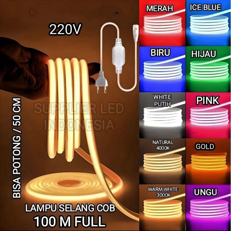 LED SELANG 220V 100M/Roll