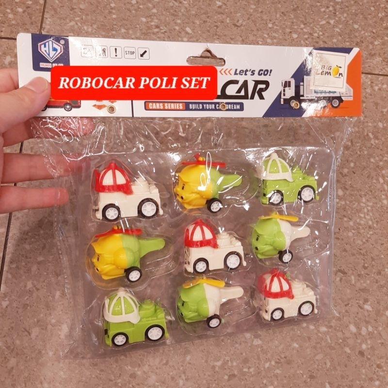 robocar poli mainan mobil karakter robocar poli set mobil robocar poli mini car
