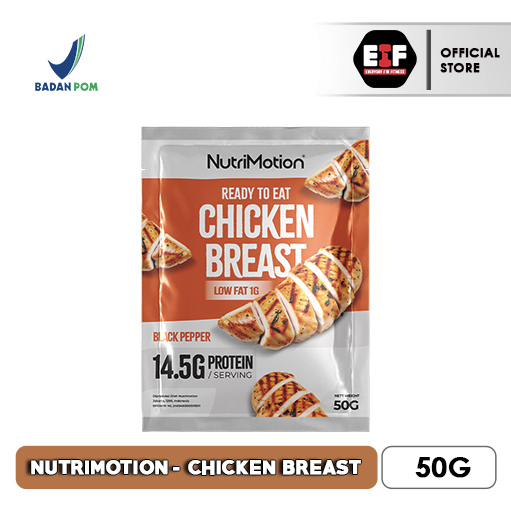 

NUTRIMOTION Chicken Breast Single Pack (50g) - Dada Ayam Siap Makan Tinggi Protein