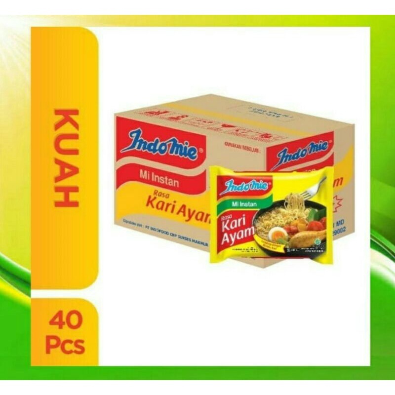

Indomie kari ayam 1 dus 40 pcs