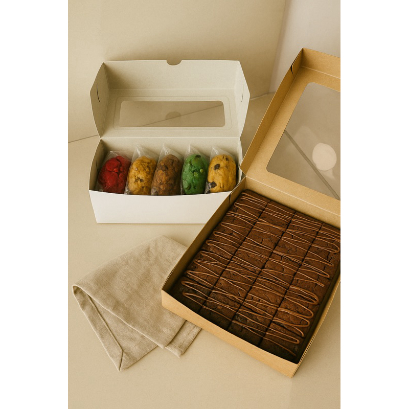 

Bundling Package (fudgy brownies uk 20x20 + 1 box soft cookies)