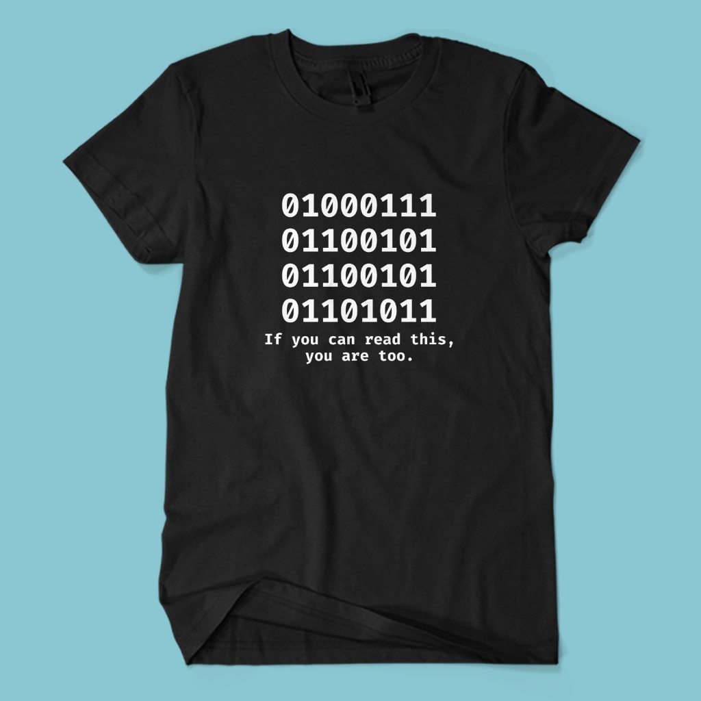 Kaos Distro Premium GEEK CODING - Baju Tulisan Kata Kata Humor Lucu Programmer Programming Coding Un