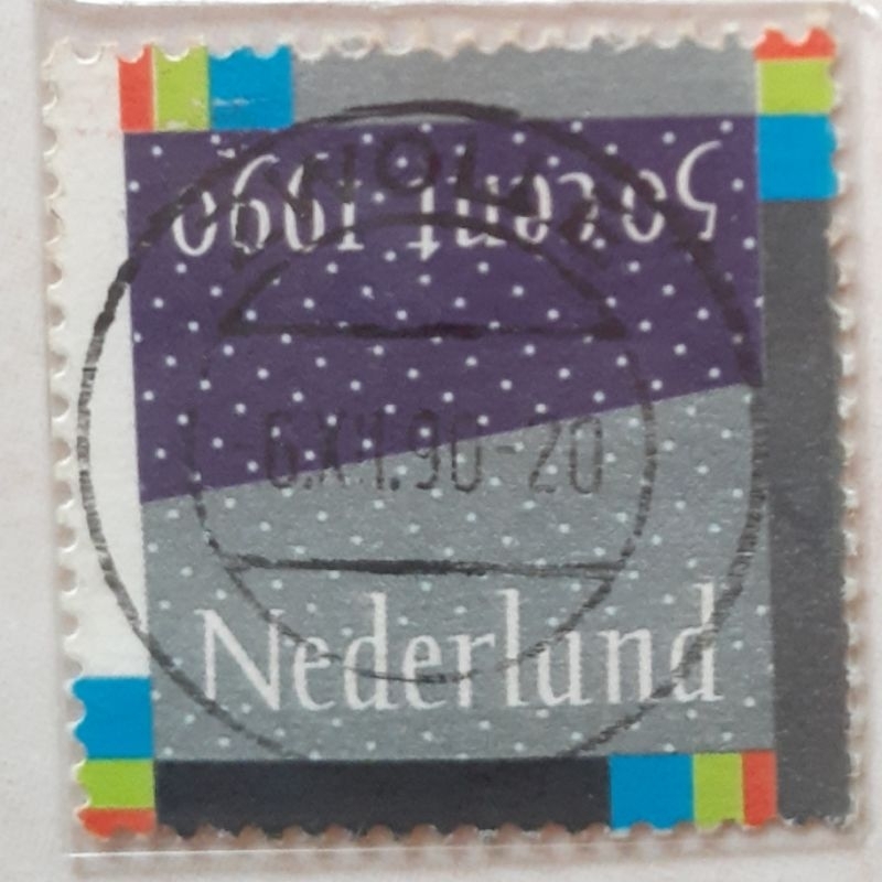 

Perangko Belanda December stamps 1990 (Snow Falling) Tahun 1990