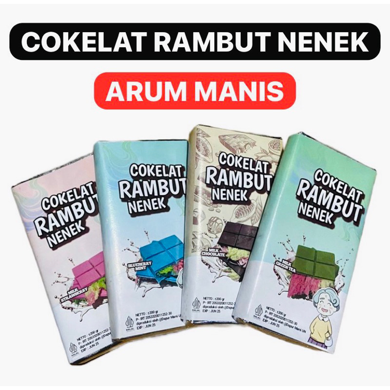 

COKLAT ISI RAMBUT NENEK / ARUM MANIS VIRAL MILKY 200 GR