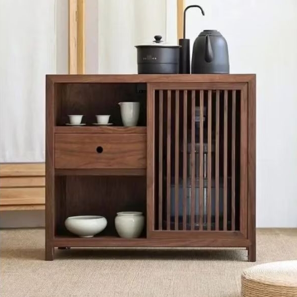 Meja Kabinet Jati/Rak Serbaguna/Kabinet Minimalis Kayu Jati Solid