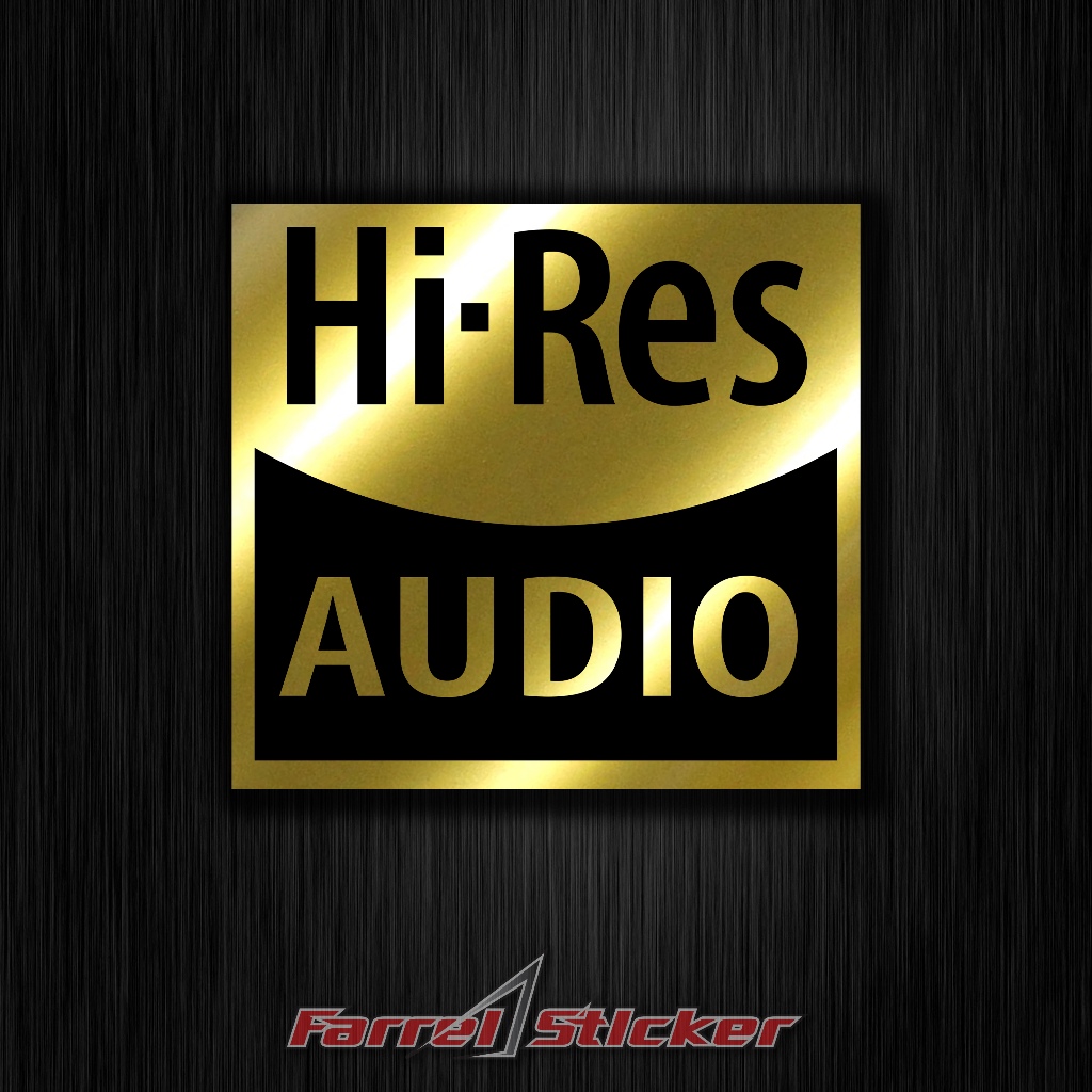 

Sticker Hi-Res Stiker Hi Res Audio Emblem High Quality