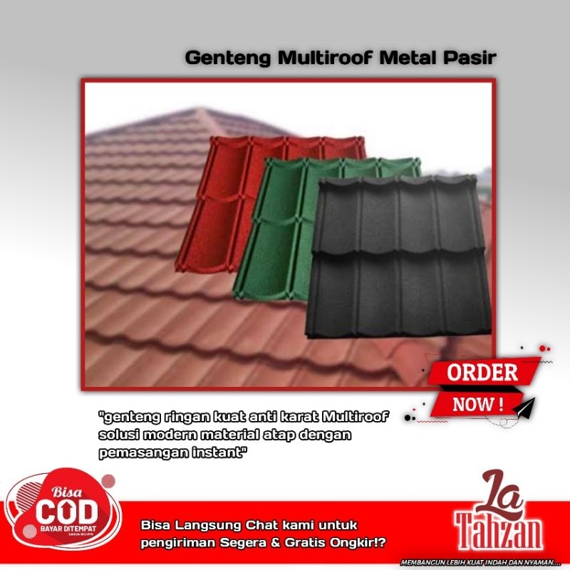 Genteng multiroof metal pasir