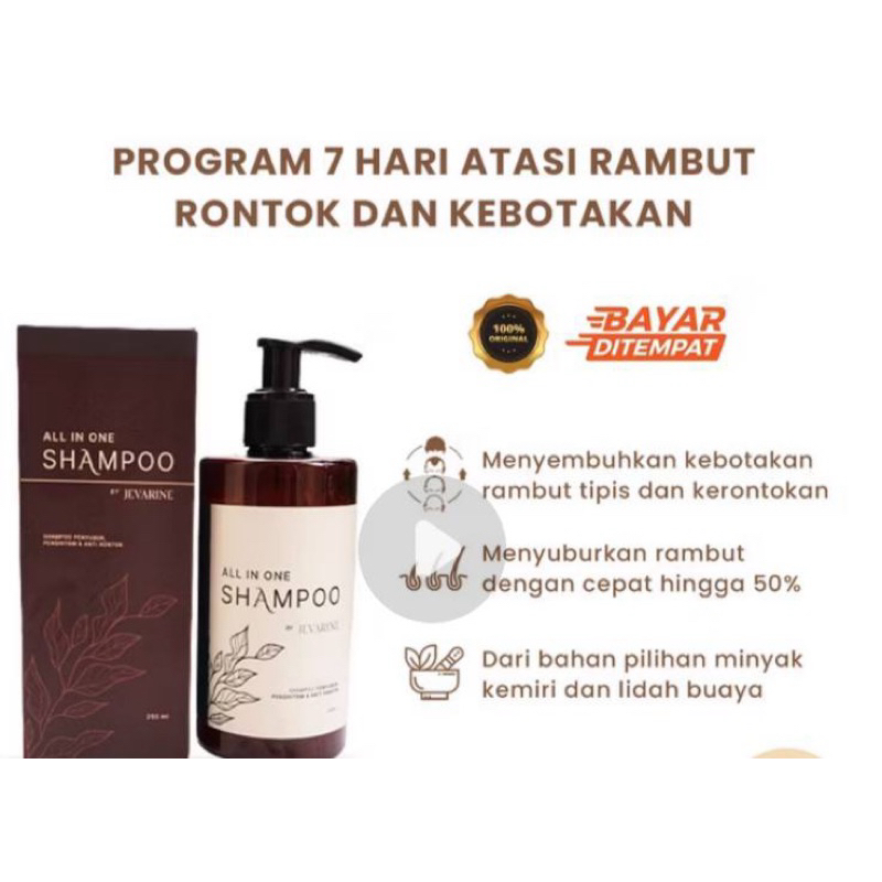 Shampo Jevarine All In One Original Anti Rontok